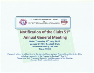 Notice of AGM 2017