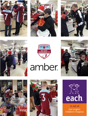 Ely City Crusaders U11 supporting East Anglian Children’s Hospice (EACH)